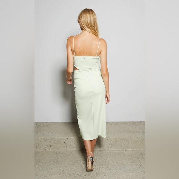 Bec & Bridge Sofie Midi Dress in Avocado - Picture 3 of 5